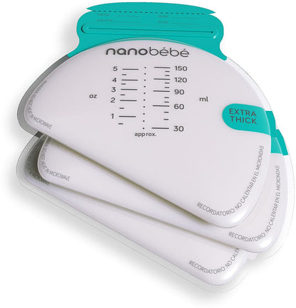 Nanobebe 50 Breastmilk Storage Bags - FUS5010262