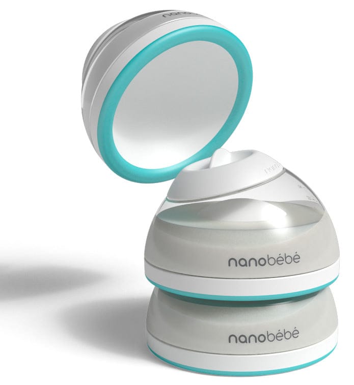 Nanobebe Breastmilk Bottle Single-Pack - Gray