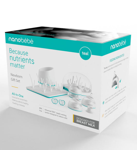 Nanobebe Newborn Gift Set - Teal - FUS9010112