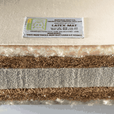 Natural Mat Organic Mattress In Latex (27" x 52") - 10410