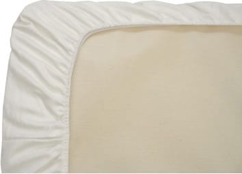 Naturepedic Fitted Organic Cotton Crib Sheet - White - SC50W