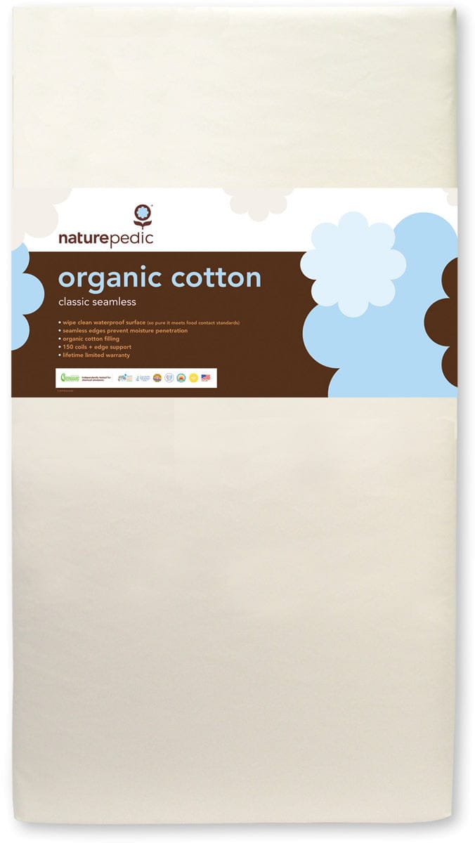 Naturepedic MC22 Seemless Organic Cotton Classic Baby Mattress - MC22