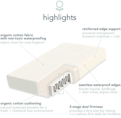 Naturepedic MC24 No-Compromise Lightweight Organic Classic Mattress - MC24