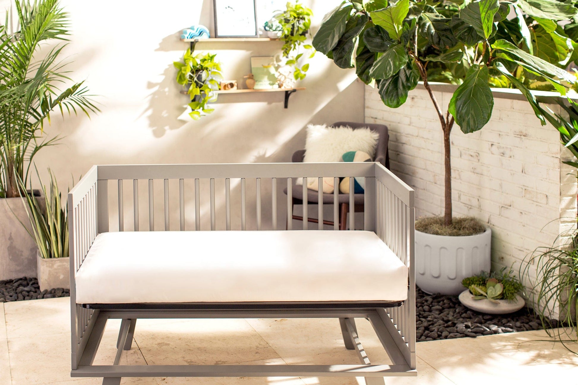 Naturepedic MC32 Seamless Organic Cotton Classic Crib Mattress - MC32