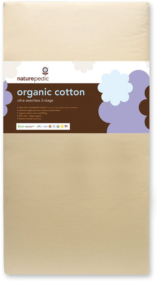 Naturepedic MC42 Dual Firmness Organic Cotton Ultra Crib Mattress - MC42