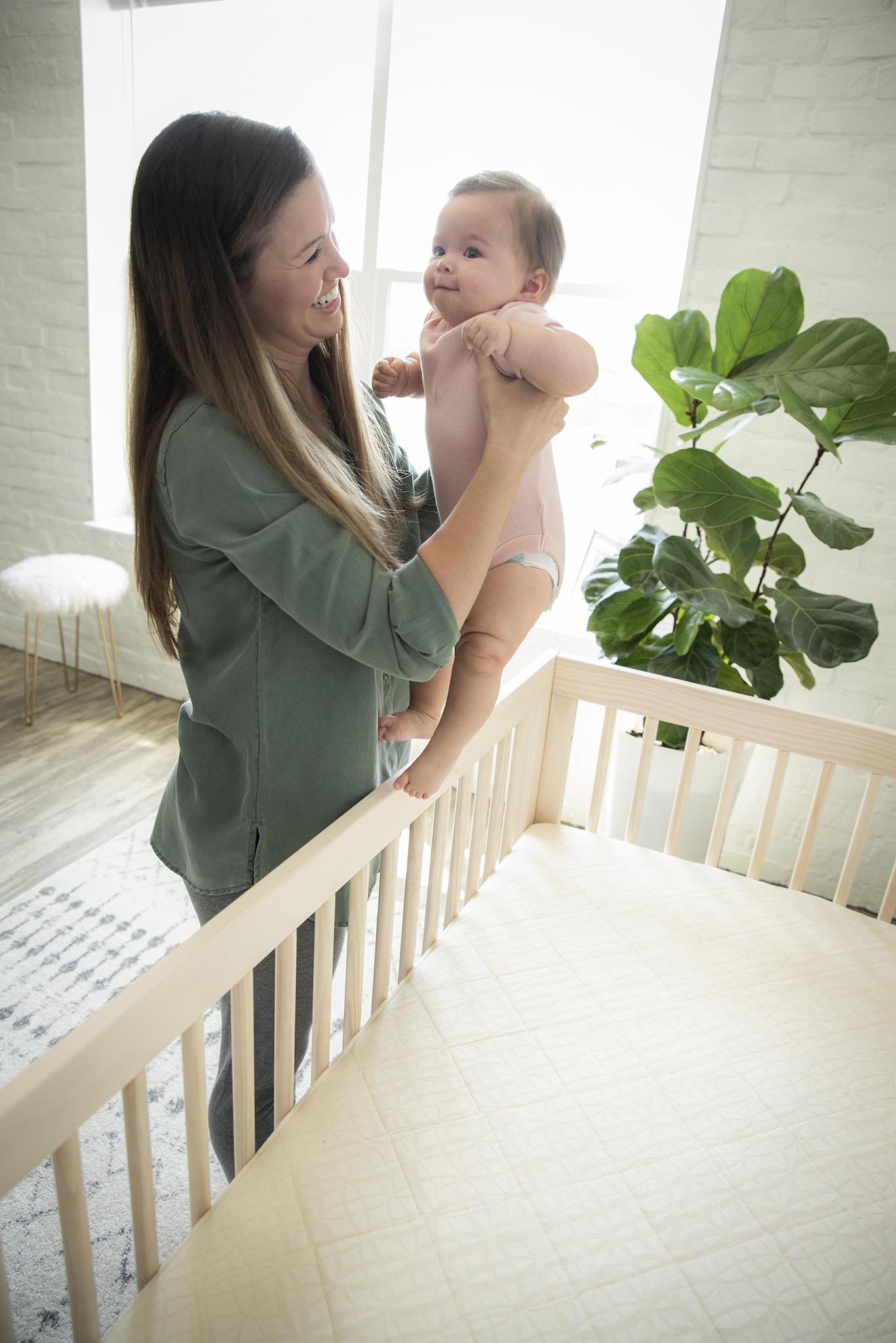Naturepedic MC47 Ultra Breathable 2-Stage Organic Crib Mattress - MC47