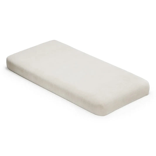 Naturepedic Organic Cotton Fitted Crib Sheet 2-Layer Breathable Muslin - Cream - SC-BREA-NAT