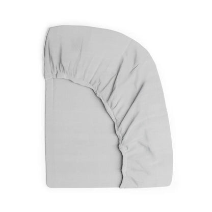 Naturepedic Organic Cotton Fitted Crib Sheet 2-Layer Breathable Muslin - Mist - SC-BREA-MIST