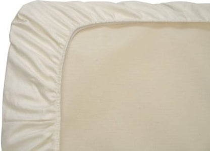 Naturepedic Organic Cotton Fitted Portable Crib Sheet - Ivory - SP50I
