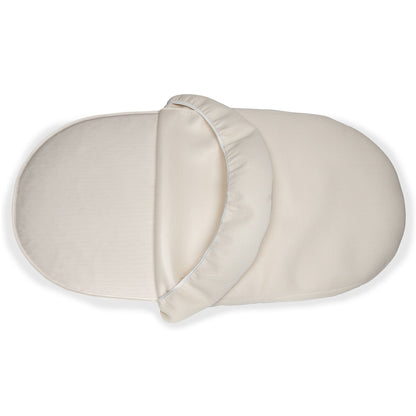 Naturepedic Organic Cotton Oval Crib Mattress with Breathable Cover for Stokke Sleepi V3 - MK46V3