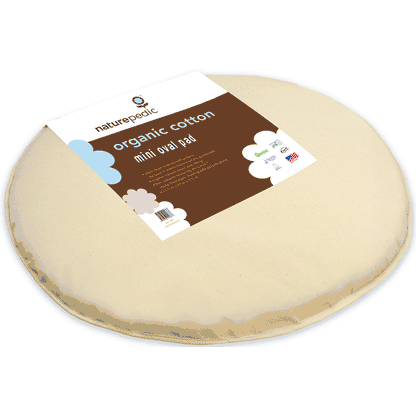 Naturepedic Organic Cotton Stokki Sleepi Mini Mattress 23x29x1 - Natural