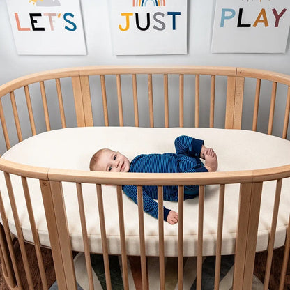 Naturepedic Oval Breathable Cover for Stokke Sleepi Crib V3 - PK46V3