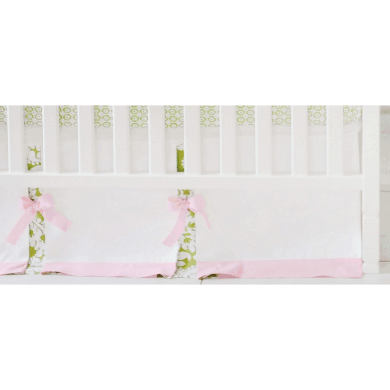 New Arrivals Bloom in Apple Crib Skirt