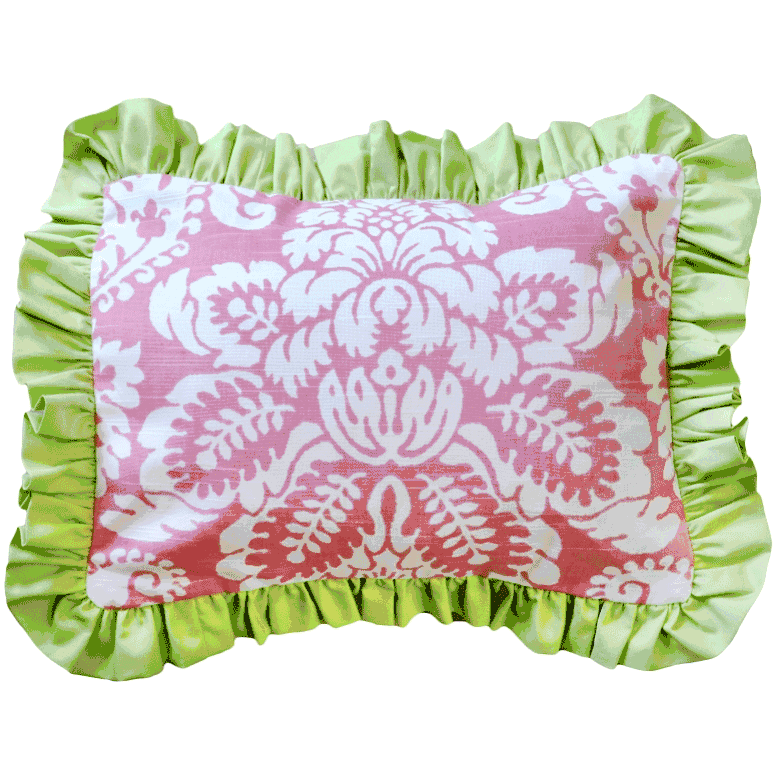 New Arrivals Bloom in Pink Throw Pillow