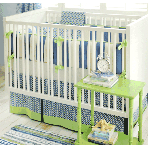 New Arrivals Boardwalk 2 Piece Baby Crib Bedding Set