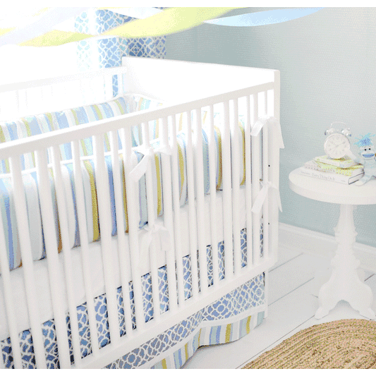 New Arrivals By the Bay 2 Piece Baby Crib Bedding Set