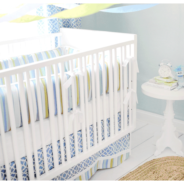 New Arrivals By the Bay 4 Piece Baby Crib Bedding Set - NA-BAY-4PC
