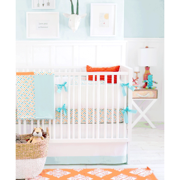 New Arrivals Carnival 4 Piece Crib Bedding Set