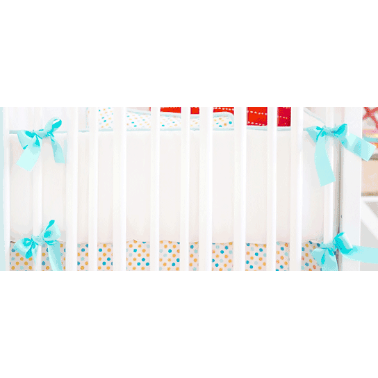 New Arrivals Carnival Crib Bumper