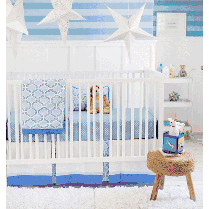 New Arrivals Carousel 2 Piece Crib Bedding Set