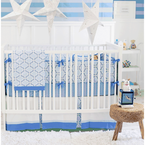 New Arrivals Carousel 4 Piece Crib Bedding Set - NA-CARO-4PC
