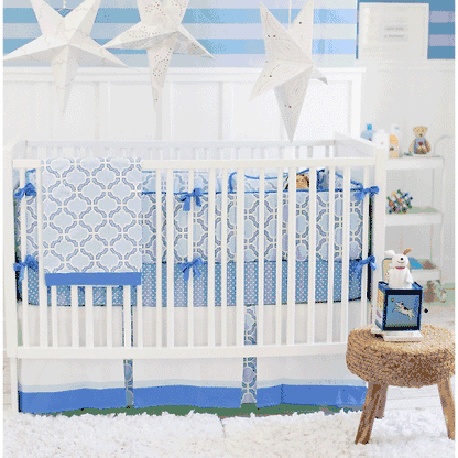 New Arrivals Carousel 4 Piece Crib Bedding Set - NA-CARO-4PC
