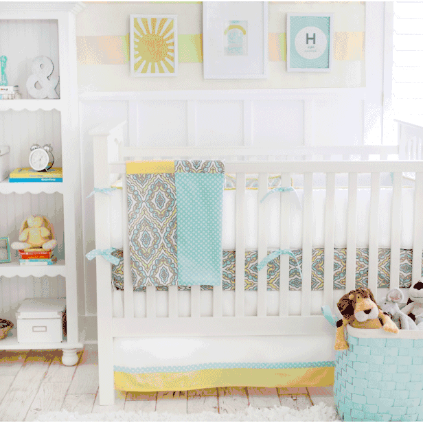 New Arrivals Dreamweaver 4 Piece Crib Bedding Set - NA-DREAM-4PC
