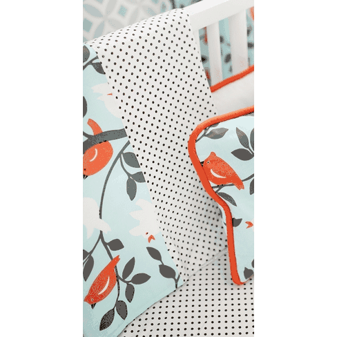 New Arrivals Feather Your Nest in Aqua Blanket