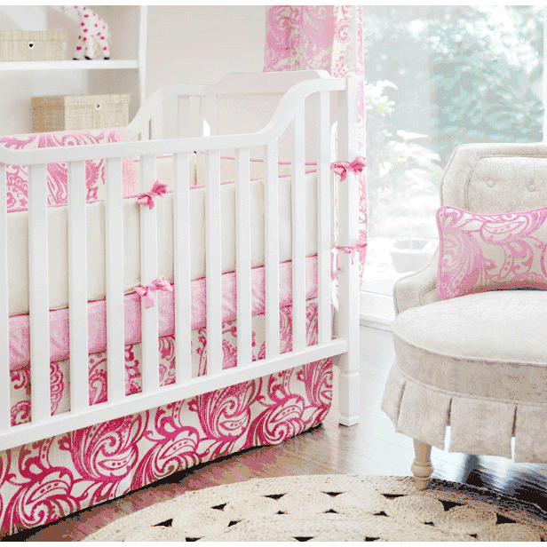 New Arrivals French Quarter 4 Piece Crib Bedding Set - NA-FRQU-4PC