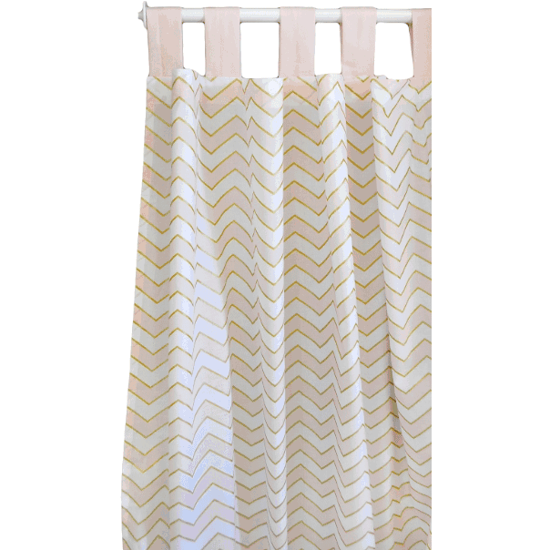 New Arrivals Gold Rush in Pink Window Panels - Set of 2