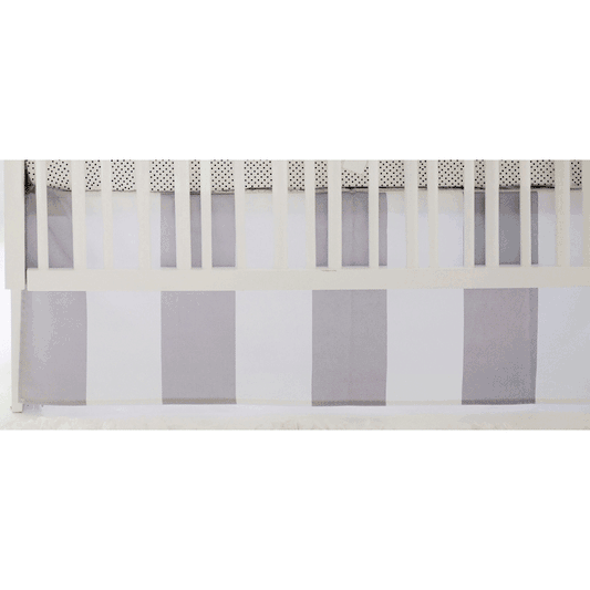 New Arrivals Hampton Bay Crib Skirt - NA-HAMP-SK