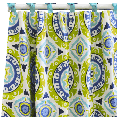 New Arrivals Indigo Summer Window Panels