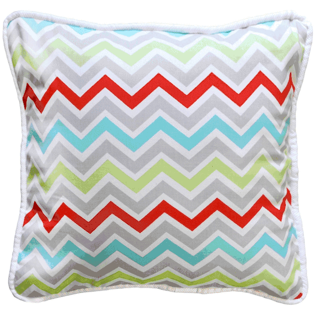 New Arrivals Jellybean Parade Throw Pillow - 16 x 16 - NA-JELLY-TP