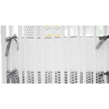 New Arrivals Mellow Yellow Crib Bumper - NA-MELY-BUM