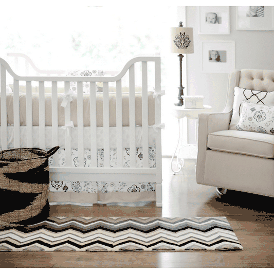 New Arrivals Penelope in Wheat 3 Piece Baby Crib Bedding Set - NA-PENWH-3PC