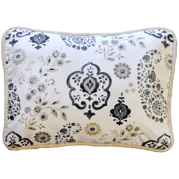 New Arrivals Penelope in Wheat Throw Pillow - 16 x 16 - NA-PENWH-TP