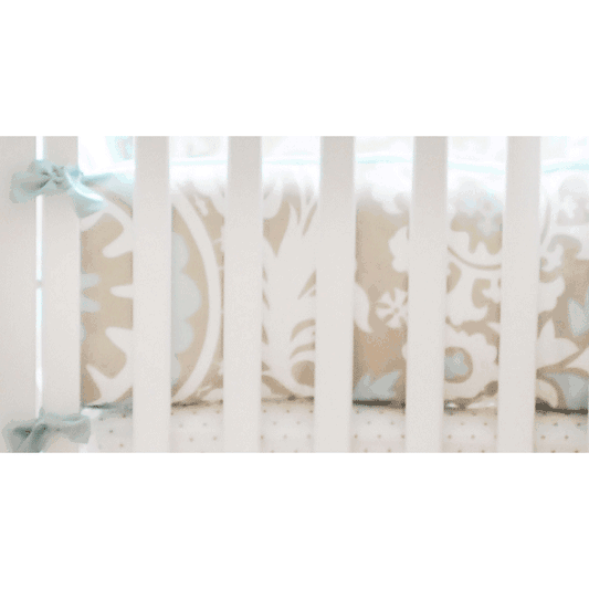 New Arrivals Picket Fence Crib Bumper