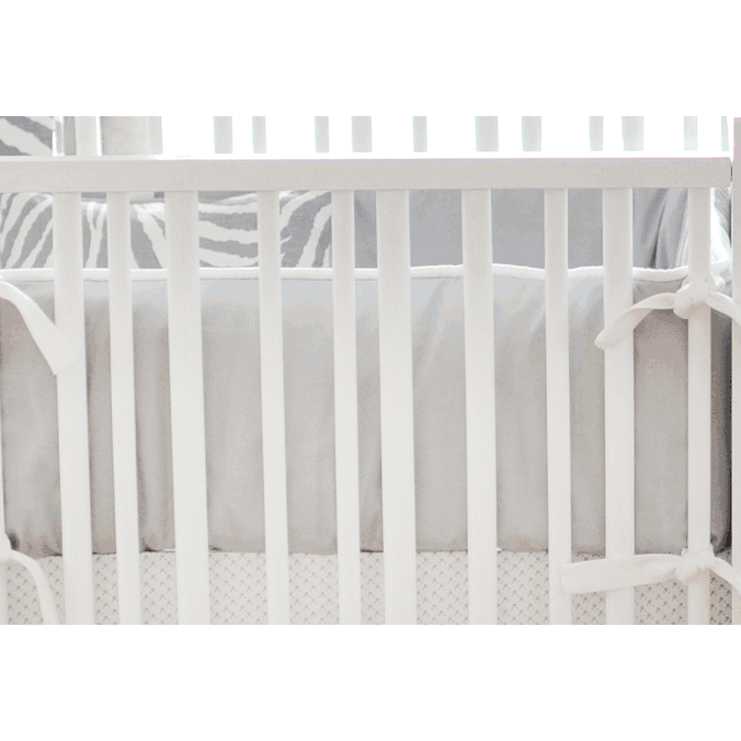 New Arrivals Safari in Gray Crib Bumper