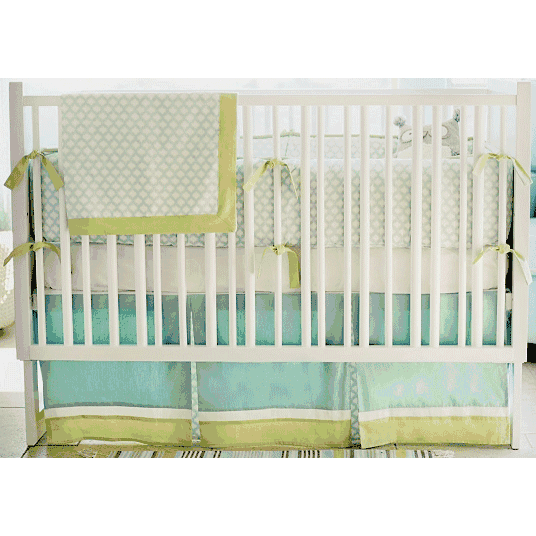 New Arrivals Sprout 4 Piece Baby Crib Bedding Set - NA-SPROUT-4PC