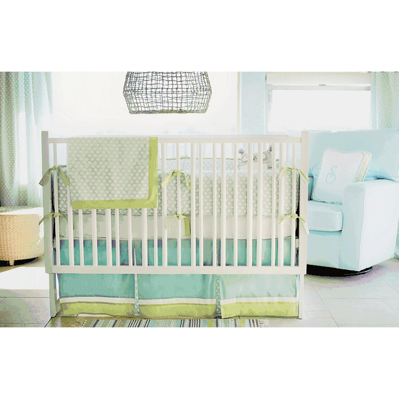 New Arrivals Sprout 4 Piece Baby Crib Bedding Set - NA-SPROUT-4PC