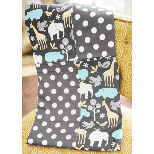 New Arrivals Urban Zoo in Grey Blanket