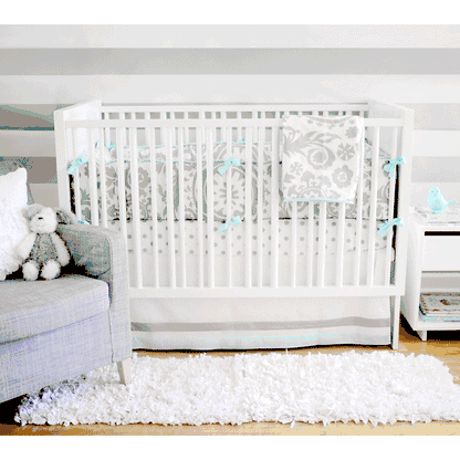 New Arrivals Wink 4 Piece Baby Crib Bedding Set - NA-WINK-4PC