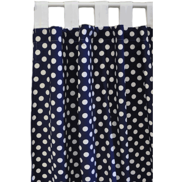 New Arrivals Zig Zag Navy Window Panels - NA-ZZNAVY-WP