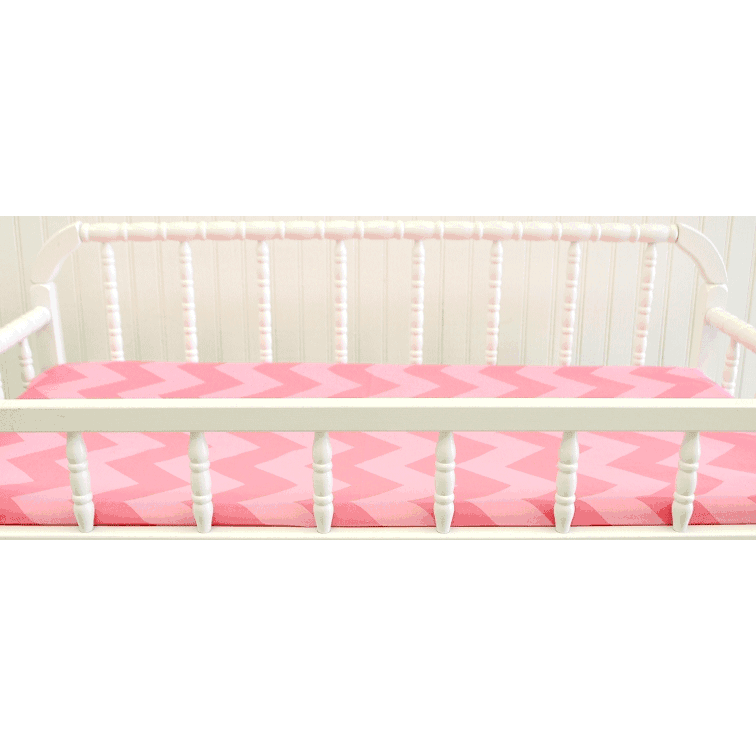 New Arrivals Zig Zag Pink Sugar Changing Pad Cover - NA-ZZPKS-PAD