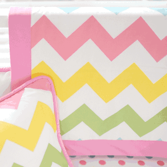 New Arrivals Zig Zag Rainbow Blanket