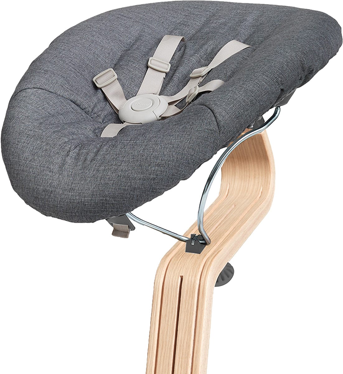 Nomi Baby Base 2.0 Bouncer - Gray with Gray Cushion - 18-8518005