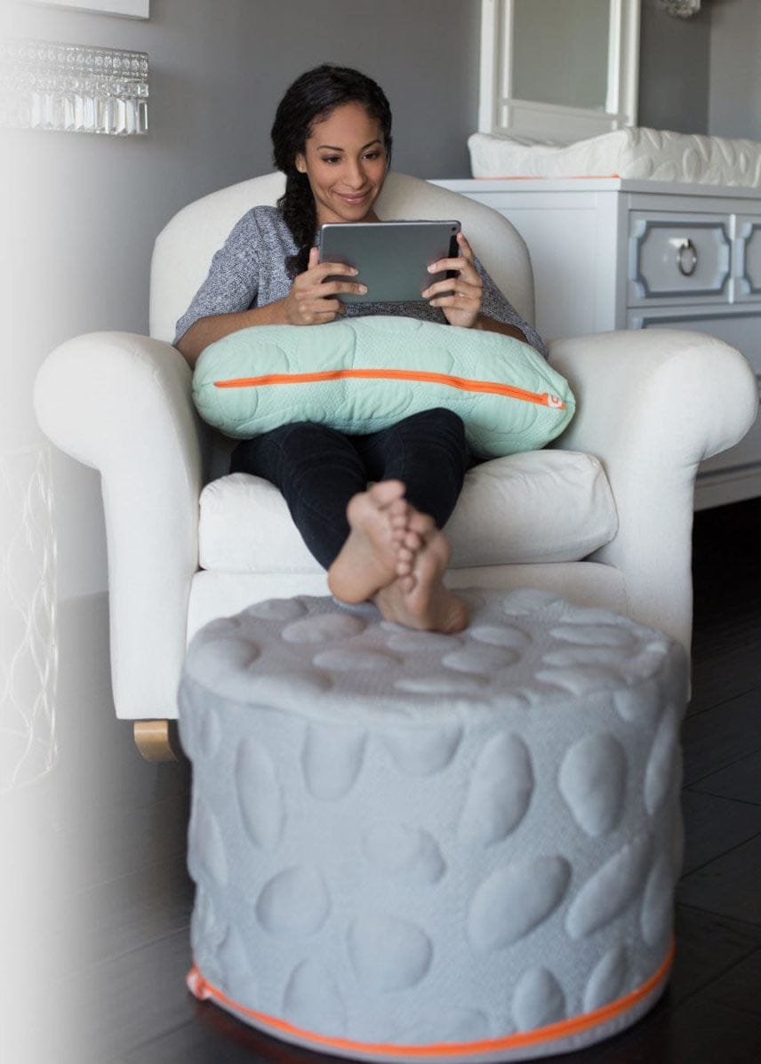 Nook Pebble Pouf - Poppy - POUF-POP