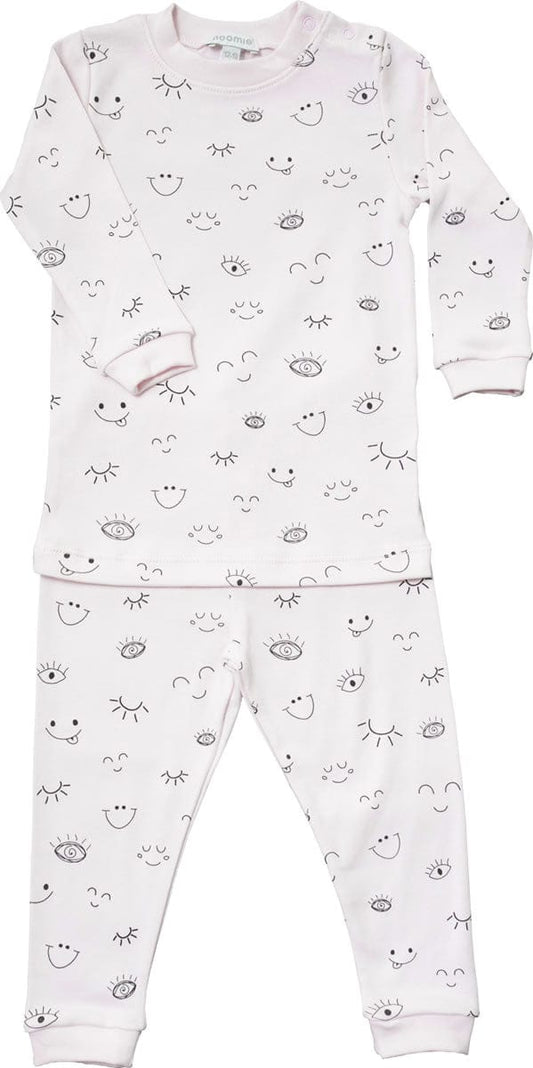 Noomie 2 Piece Pajamas - Pink Wink (12-18M) - 1812-80-12-18