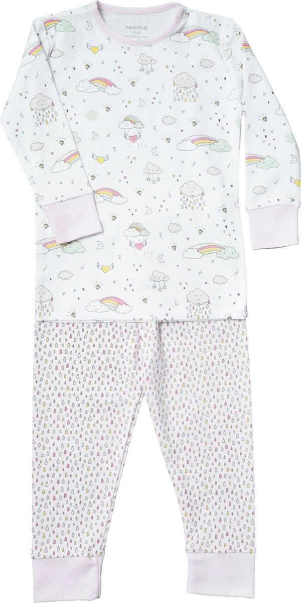 Noomie 2 Piece Pajamas - Rainbows (4T) - 1812-70-4T