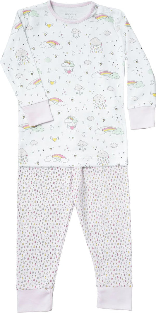 Noomie 2 Piece Pajamas - Rainbows (5Y) - 1812-70-5